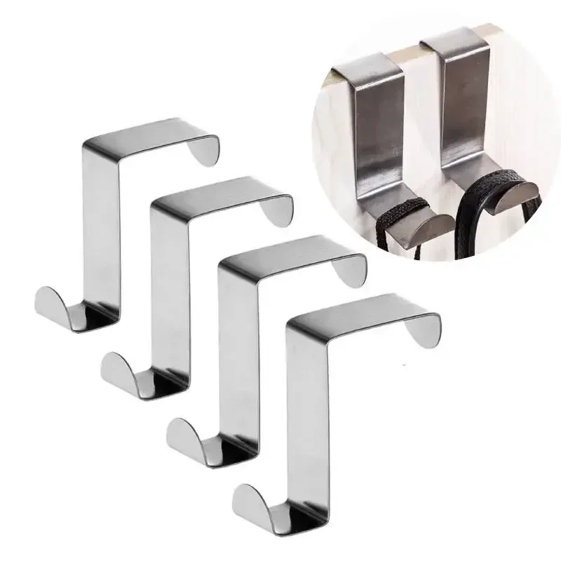 Kitchen Baking Gifts - Z-Shaped ห้องน้ําโดยตะขอสแตนเลสโดยด้านหลังแขวนพวงกุญแจ Coat Hook Home KITCHEN