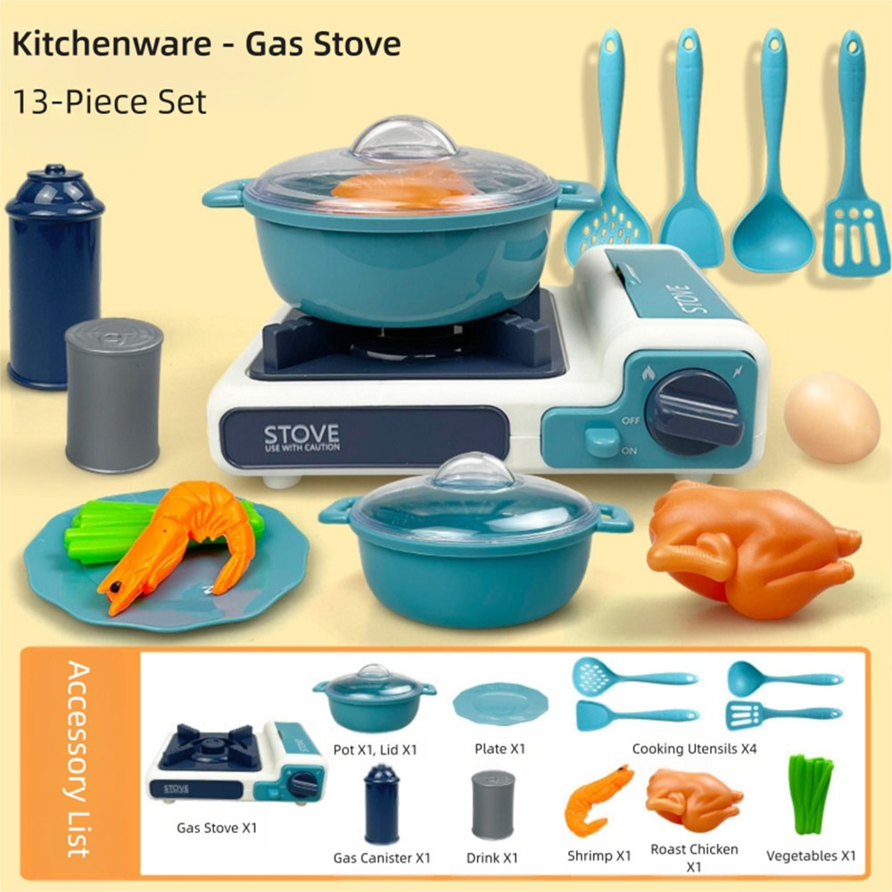 Kitchen Kids Baking Set - ชุดของเล่นทำอาหารหลากสีสัน ไมโครเวฟ เตาแก๊ส ชุดทำขนม ของเล่นจำลองทำจากพลาสติก หม้อหุงข้าวจำลอง