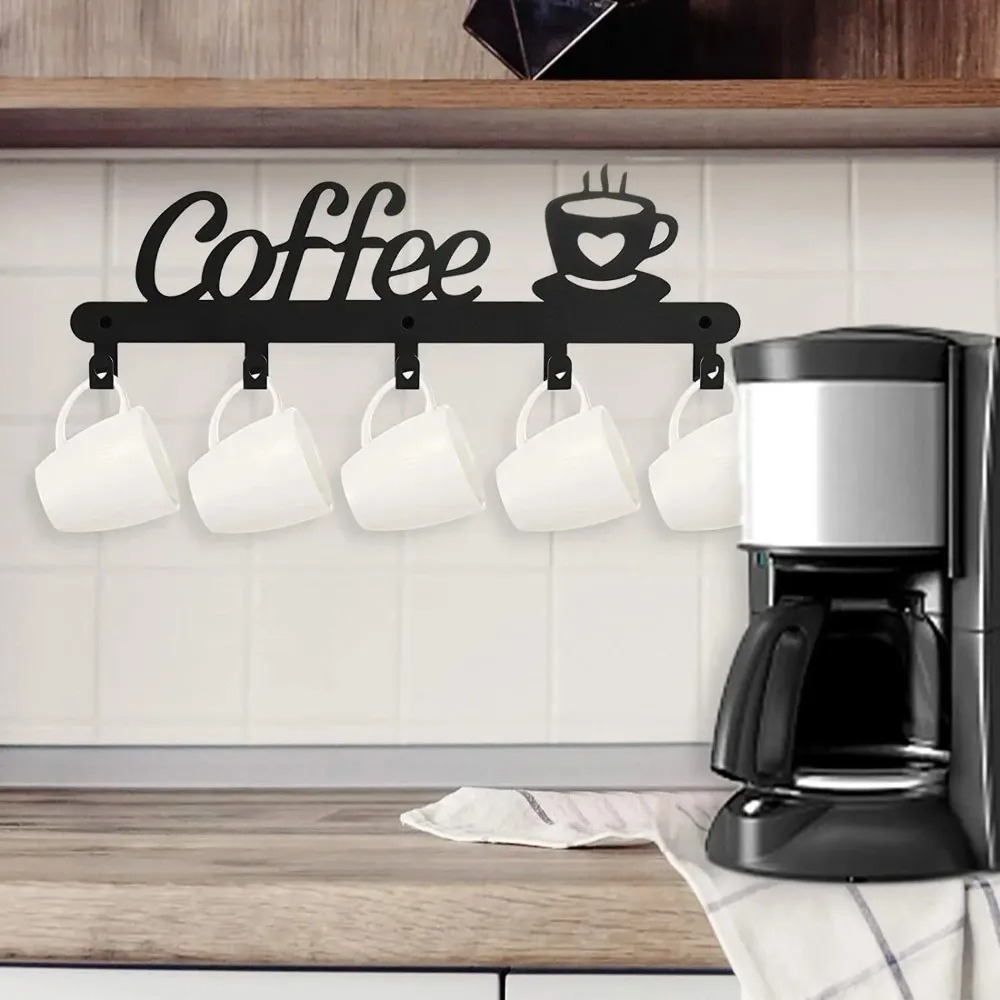 ที่แขวนแก้วกาแฟติดผนังโลหะ, ที - Kitchen Baking Gifts บทวิจารณ์และราคา