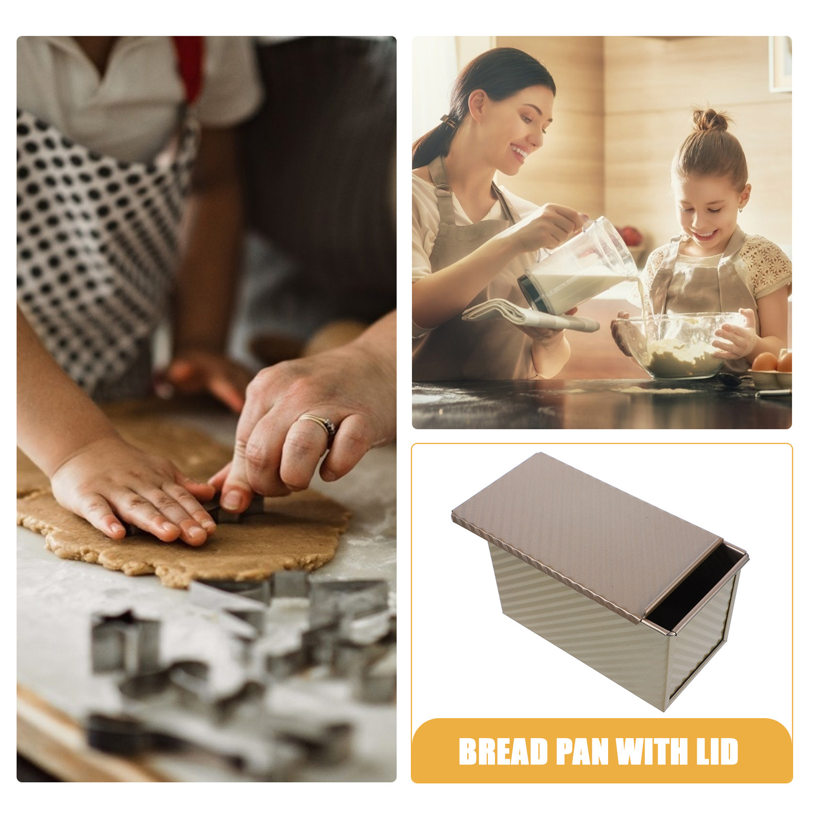 แม่พิมพ์อบขนมปังโลหะทรงสี่เหลี - Kitchen Baking Pan บทวิจารณ์และราคา