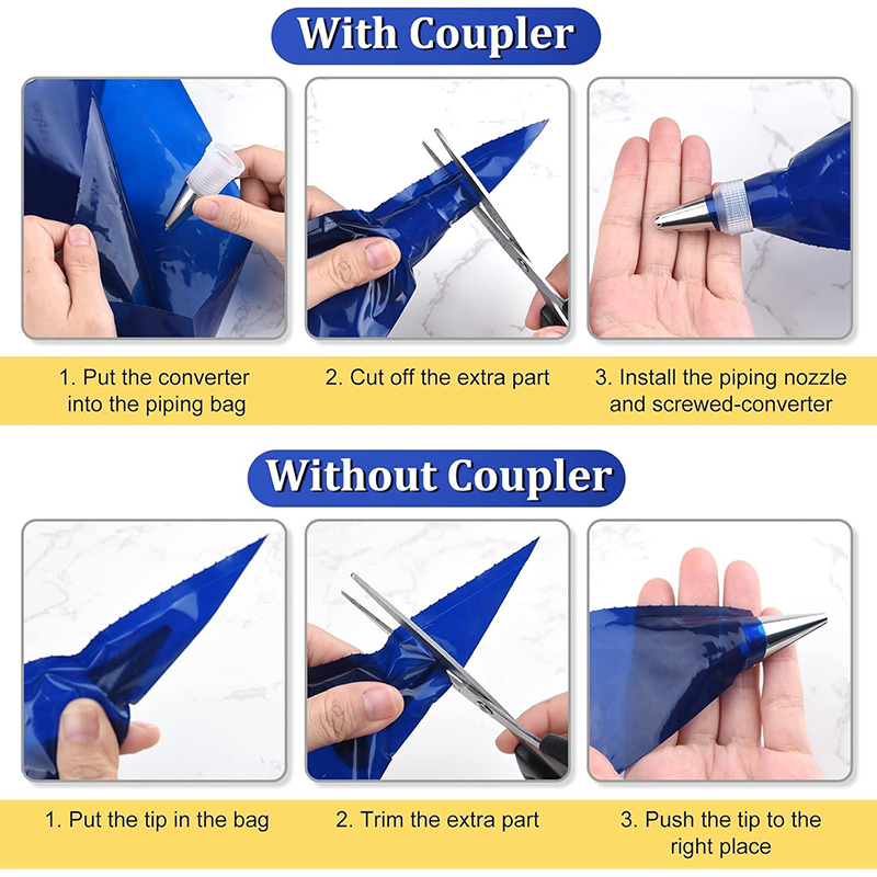 LMETJMA 21 นิ้วขนาดใหญ่ทิ้งถุง - Piping Bag Disposable บทวิจารณ์และราคา