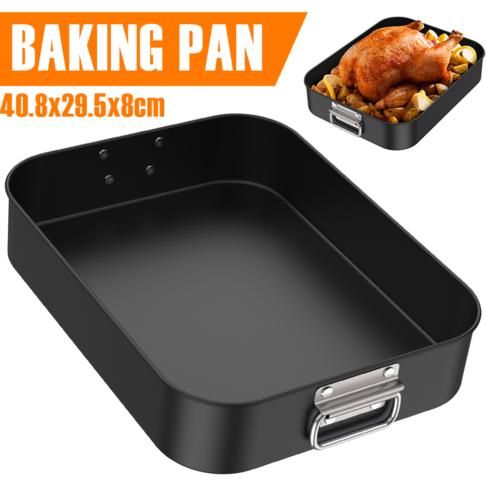 กระทะอบลึกสี่เหลี่ยมผืนผ้าเหล็ - Kitchen Oven Baking Pans บทวิจารณ์และราคา