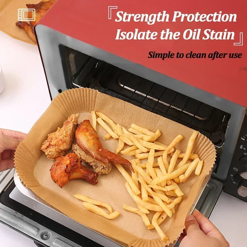 Disposable Air Fryer กระดาษ No - Kitchen Paper For Baking บทวิจารณ์และราคา