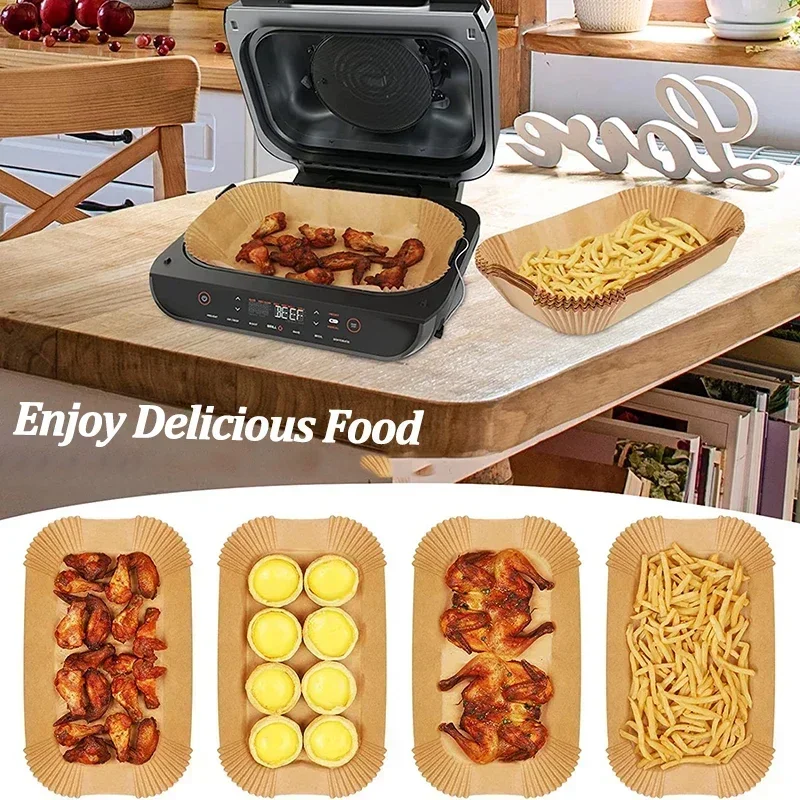 Disposable Air Fryer กระดาษ No - Kitchen Paper For Baking บทวิจารณ์และราคา