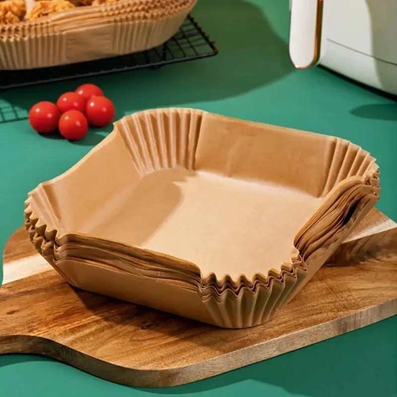 50/100PCS Air Fryer กระดาษพิเศ - Kitchen Paper For Baking บทวิจารณ์และราคา