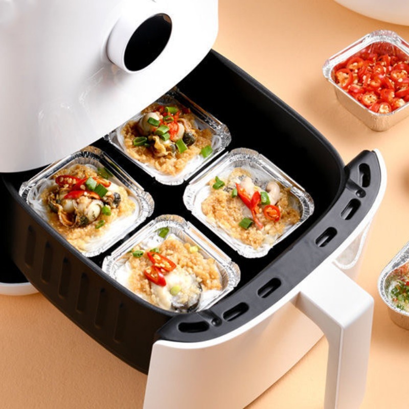 ถาดฟอยล์อลูมิเนียมแบบใช้แล้วทิ - Kitchen Oven Baking Pans บทวิจารณ์และราคา