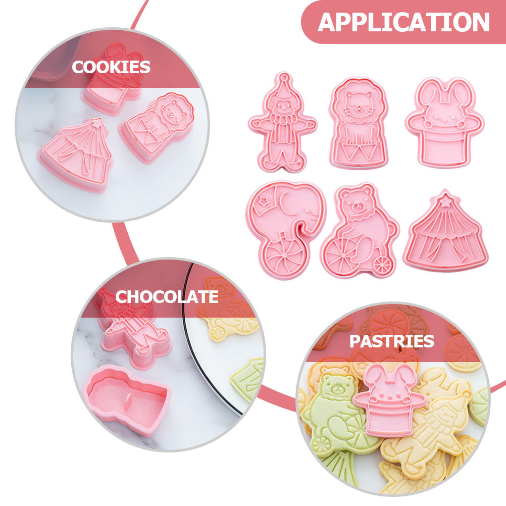ชุดแม่พิมพ์คุกกี้พลาสติก 6 ชิ้ - Baking Kitchen Kids บทวิจารณ์และราคา