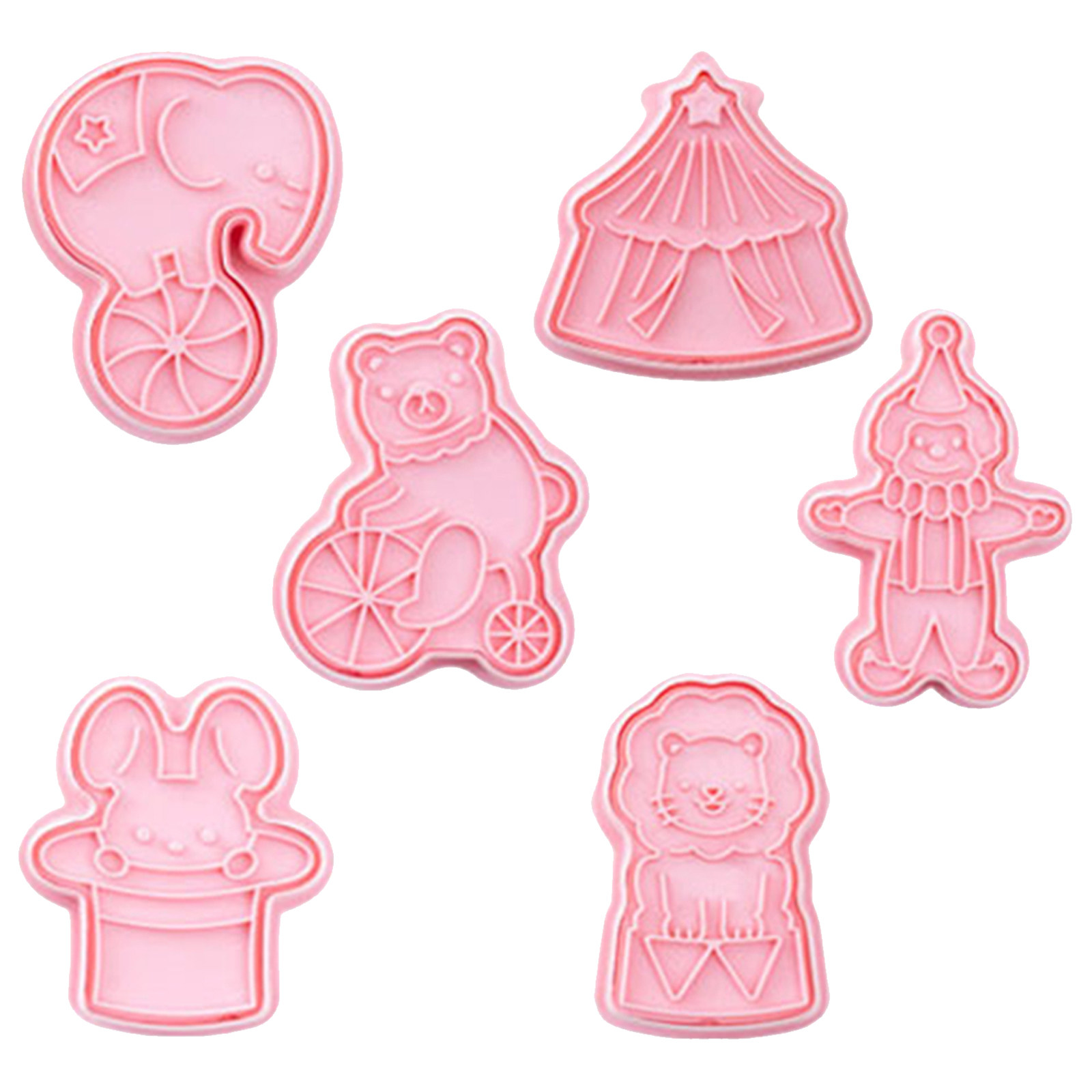ชุดแม่พิมพ์คุกกี้พลาสติก 6 ชิ้ - Baking Kitchen Kids บทวิจารณ์และราคา