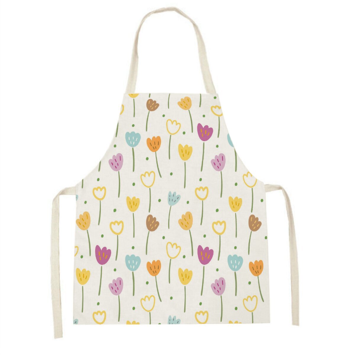 ดอกทิวลิปสีชมพูผ้ากันเปื้อนครั - Baking Kitchen Kids บทวิจารณ์และราคา