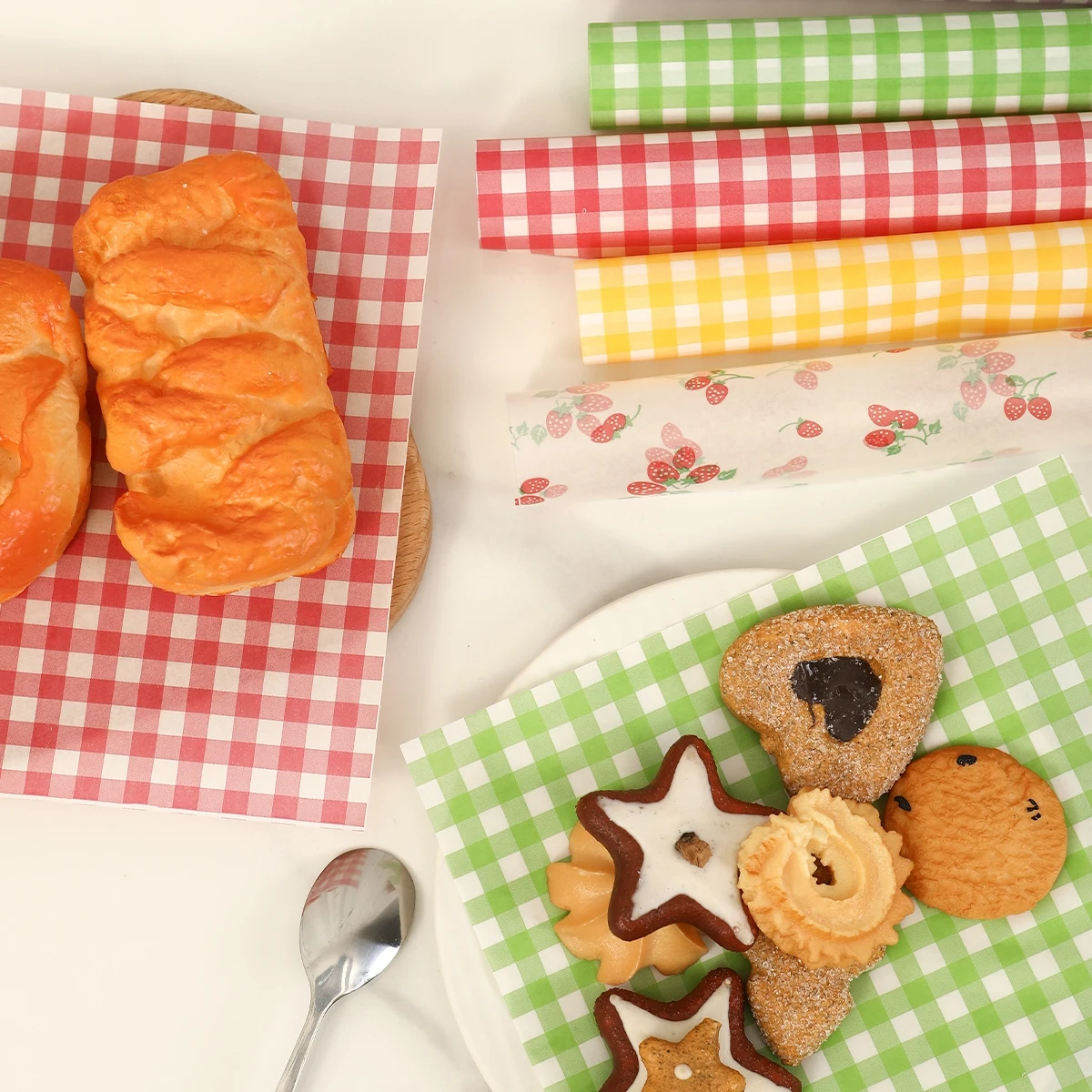50 ชิ้น Oilproof กระดาษห่อสําห - Kitchen Baking Gifts บทวิจารณ์และราคา
