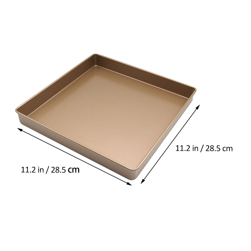 ถาดอบพิซซ่าทรงสี่เหลี่ยม เคลือ - Kitchen Baking Pan บทวิจารณ์และราคา