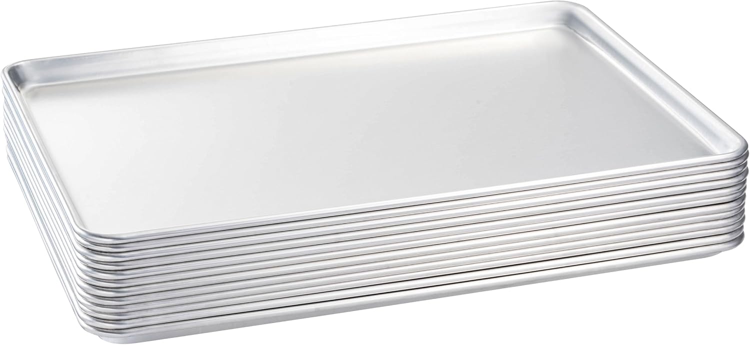 ชุดถาดอบขนมอลูมิเนียมขนาดใหญ่ส - Kitchen Oven Baking Pans บทวิจารณ์และราคา