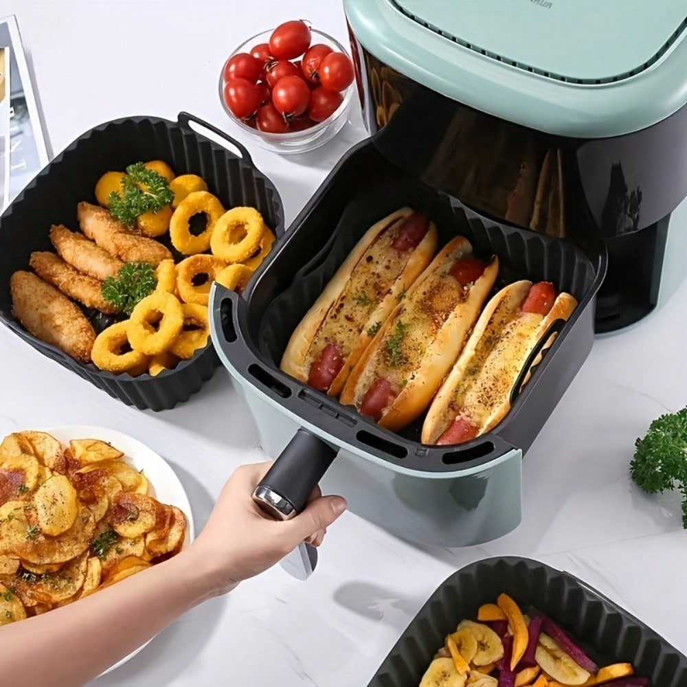 แผ่นรองซิลิโคนสำหรับหม้อทอดไร้ - Kitchen Paper For Baking บทวิจารณ์และราคา