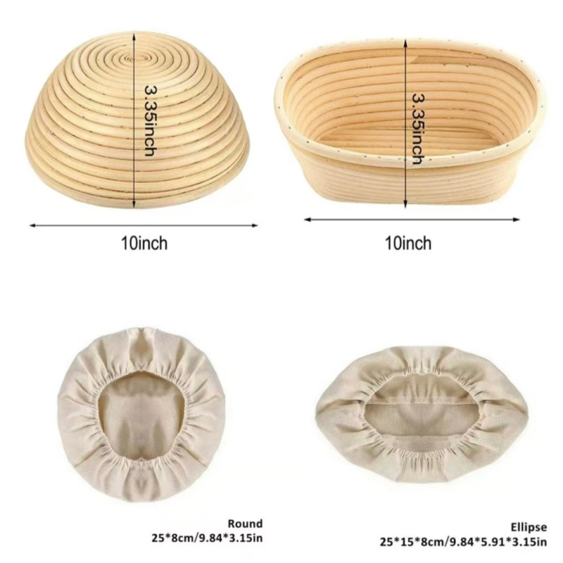 ชุดผ้ารองตะกร้าขนมปัง 1/3 ชิ้น - Kitchen Tools For Baking บทวิจารณ์และราคา