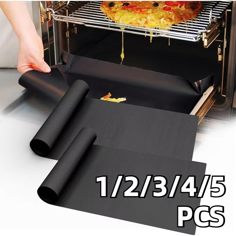1/2/3/4/5PCS สีดํา BBQ Grill M - Kitchen Baking Oven บทวิจารณ์และราคา