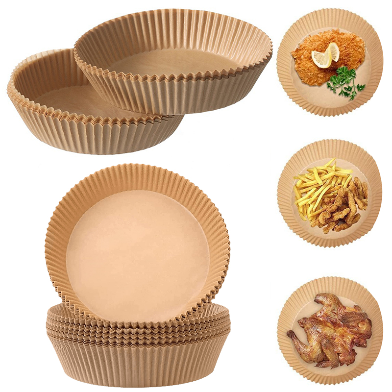 50/100PCS Air Fryer กระดาษสีสุ - Kitchen Paper For Baking บทวิจารณ์และราคา