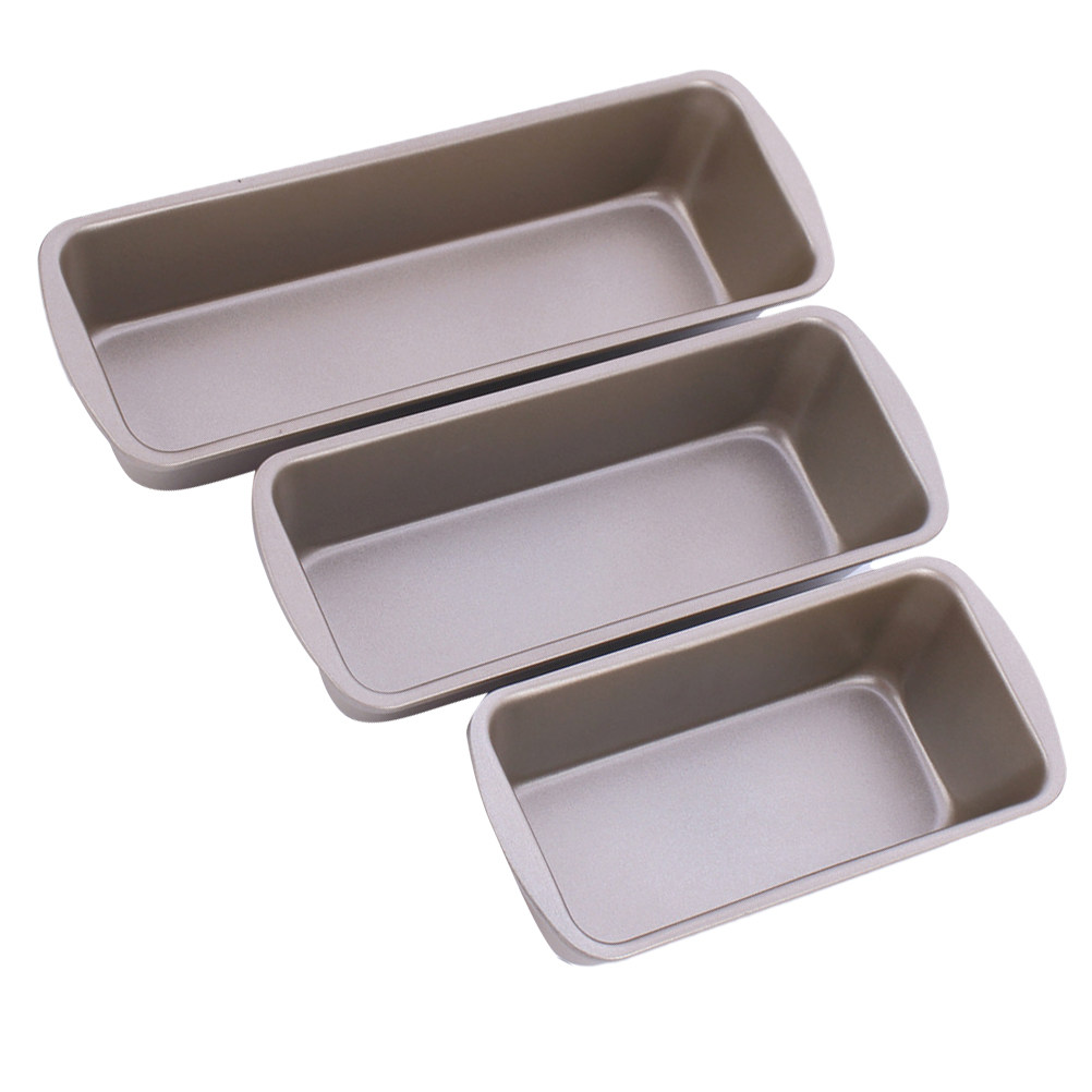 ถาดอบขนมปังทรงสี่เหลี่ยม 3 ชิ้ - Kitchen Baking Pan บทวิจารณ์และราคา