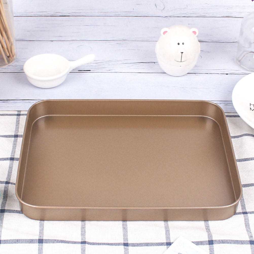 ถาดอบเค้กสี่เหลี่ยมผืนผ้าเหล็ก - Kitchen Oven Baking Pans บทวิจารณ์และราคา